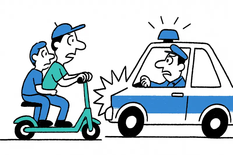 Collision in Palma: Why an E-scooter and a Patrol Car Ended Up on a Collision Course