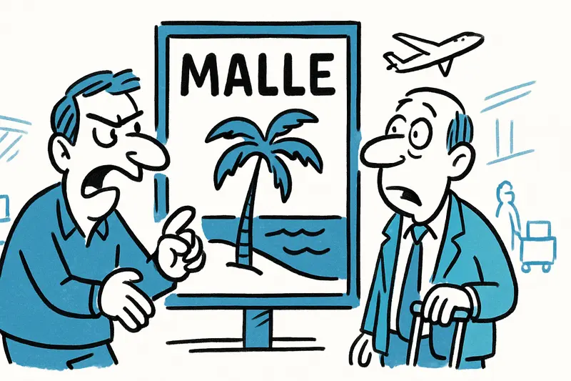 Controversy at the Airport: What the "Malle" Poster Reveals About Advertising and Respect