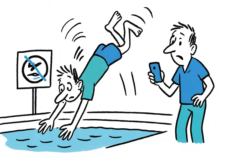 Head-first dive into 60 cm of water: What the Ballermann accident reveals about responsibility, prevention and social media