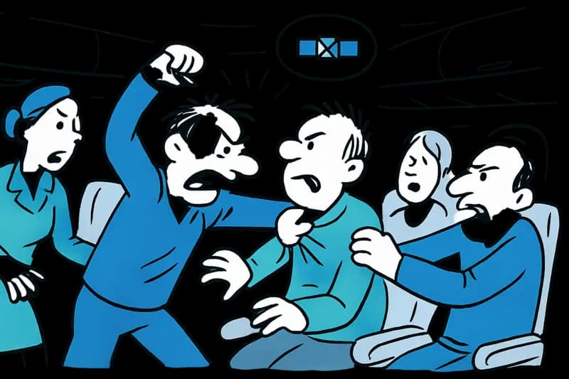 Just before landing: Fight on Ryanair plane — a safety issue on board?