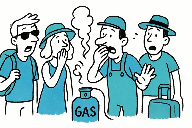 How can this happen in La Vileta? Four tourists, a gas accident and the question of inspections