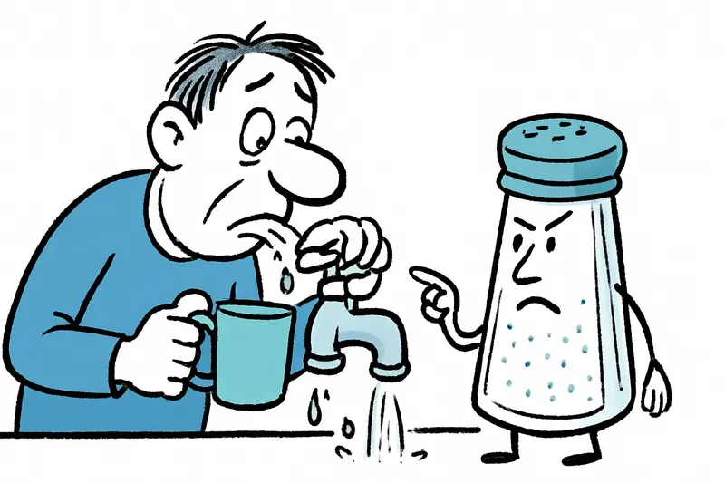 Tap water in Campos: Anyone still drinking from the tap risks salt in the glass