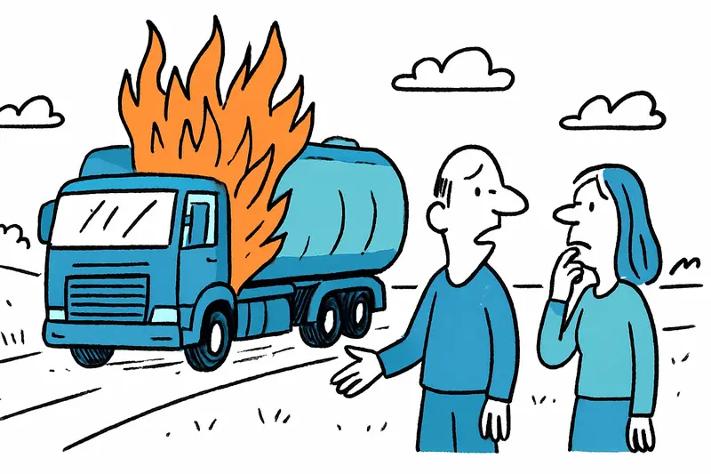 Truck catches fire on country road to Manacor – what does this say about our road safety?
