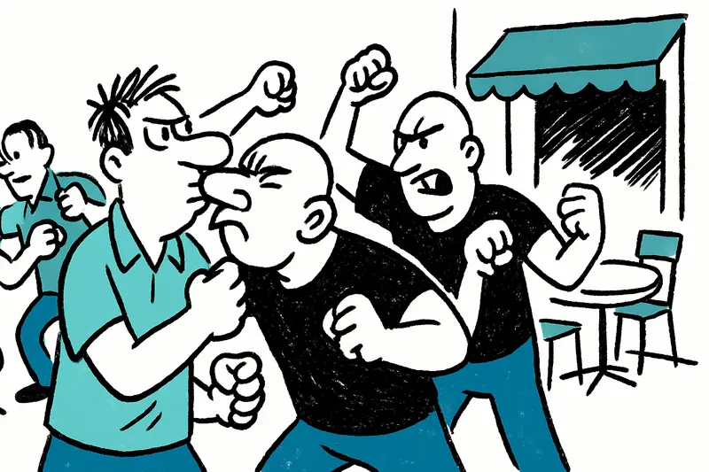 Magaluf Twice in the Morning: When Bar Staff Fight in the Streets