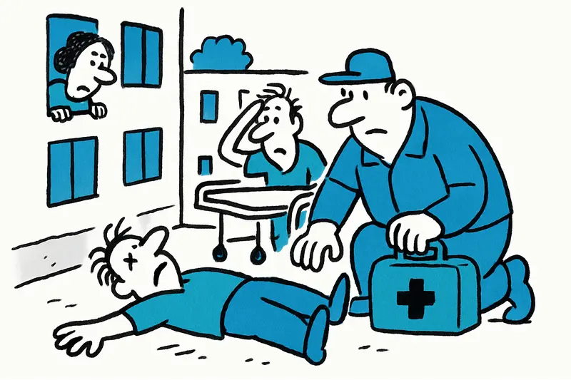 Man Falls in Palma's Son Gotleu district â in critical condition at hospital