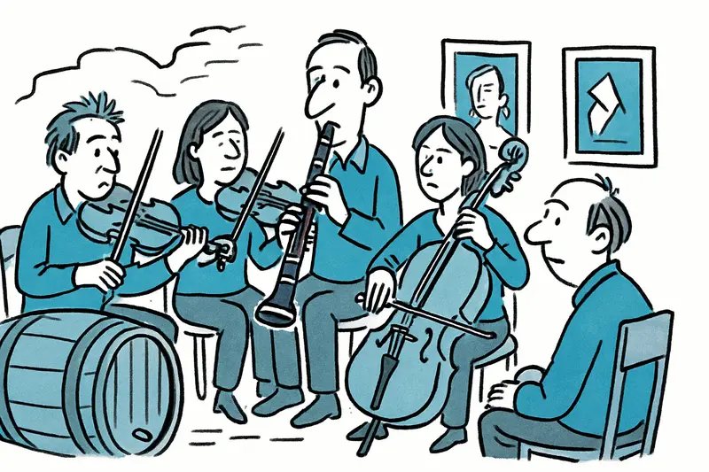 Matinee in the Bodega: Mozart's Clarinet Quintet between Barrels and Paintings