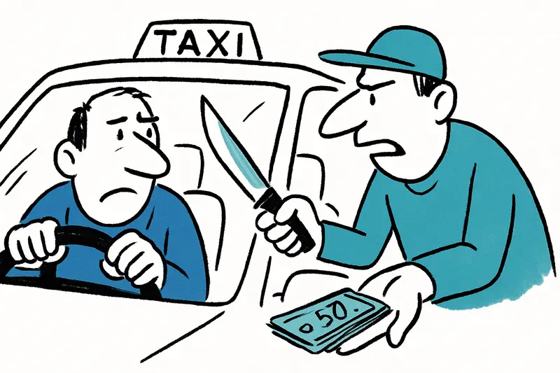 Knife in the Taxi: When Rides to Son Banya Become a Trap
