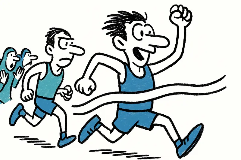 Morning Sprint by the Sea: Sarzilla Wins Challenge Peguera