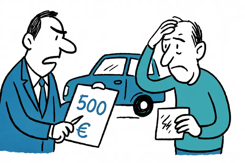 Almost €500 for a scratch: Who pays the bill for the rental car?