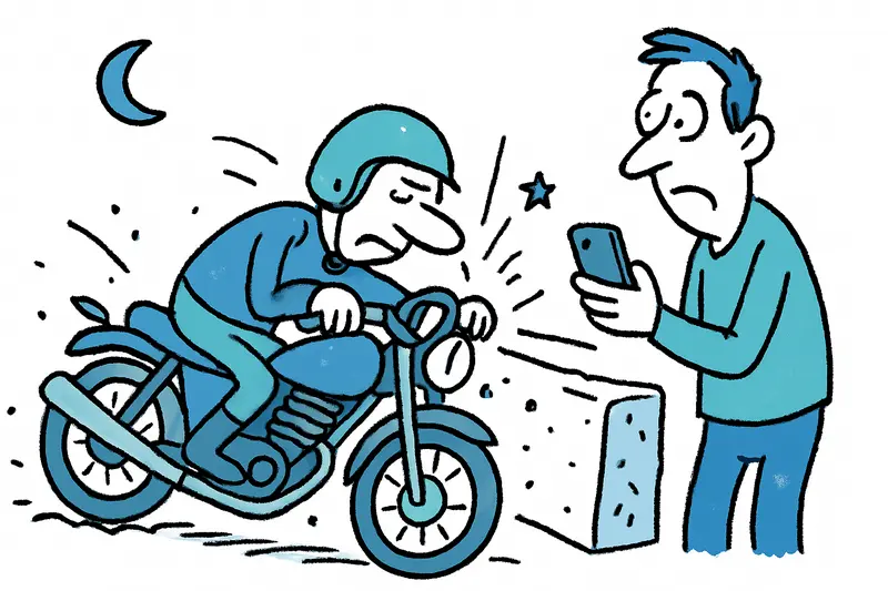 Serious Motorcycle Crash Between Camp de Mar and Paguera: A Reality Check