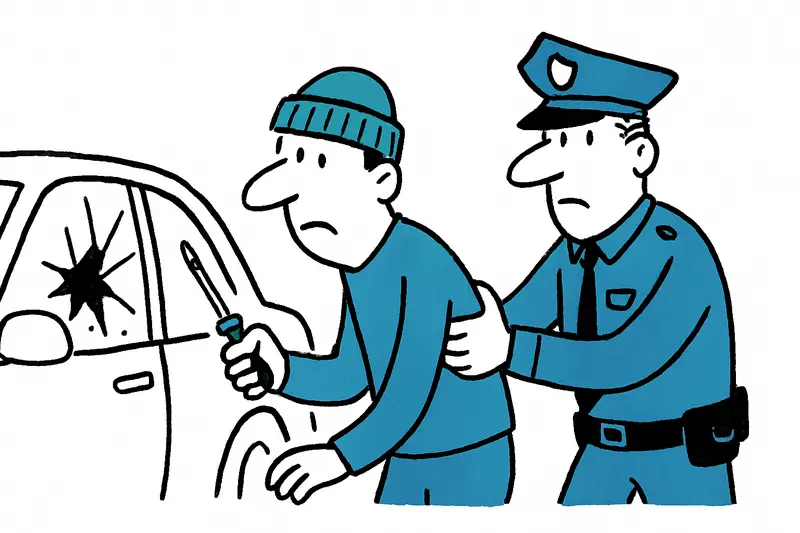 Suspected car thief in Palma: Around 40 vehicles affected in Camp Redó and Cas Capiscol