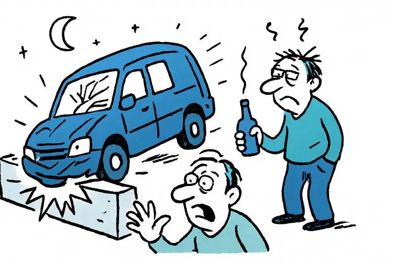 Nighttime Accident in Son Oliva: More Than Just a Drunk Driver