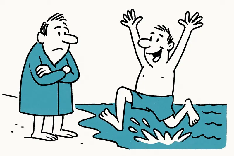 Prueba de valor junto al mar: los baños de Año Nuevo en Mallorca se vuelven una tradición de la isla