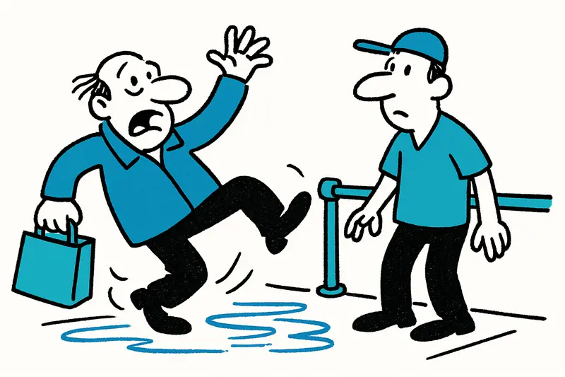 Oh no, slippery hazard: Nuredduna Street — Palma's most dangerous sidewalk?