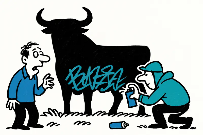 Attacked again: Mallorca's only Osborne bull defaced with graffiti