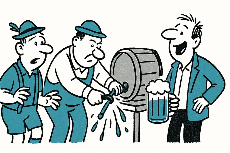 O'zapft is in Santa Ponsa: Traditional Dress, Sea Air and a Smile Over the Mishap