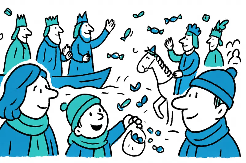 With Scarves and Sweets: Palma's Three Kings Parade Fills the Old Town