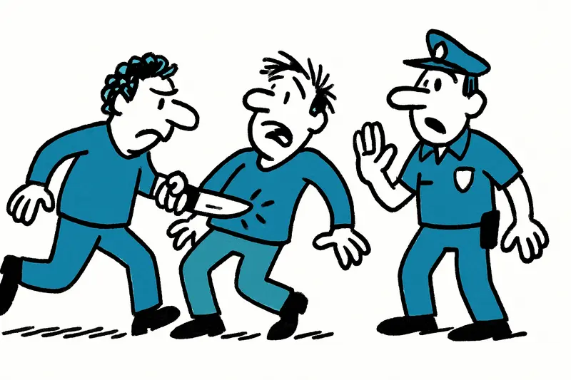 Stabbing at Plaza Gomila: Bladder Pierced — What’s Missing Now