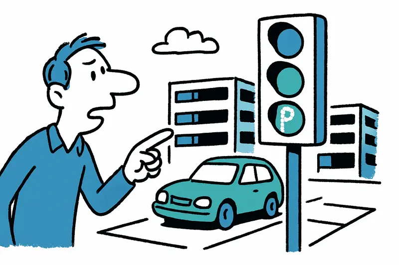 Palma modernizes car parks: lights indicate available spaces