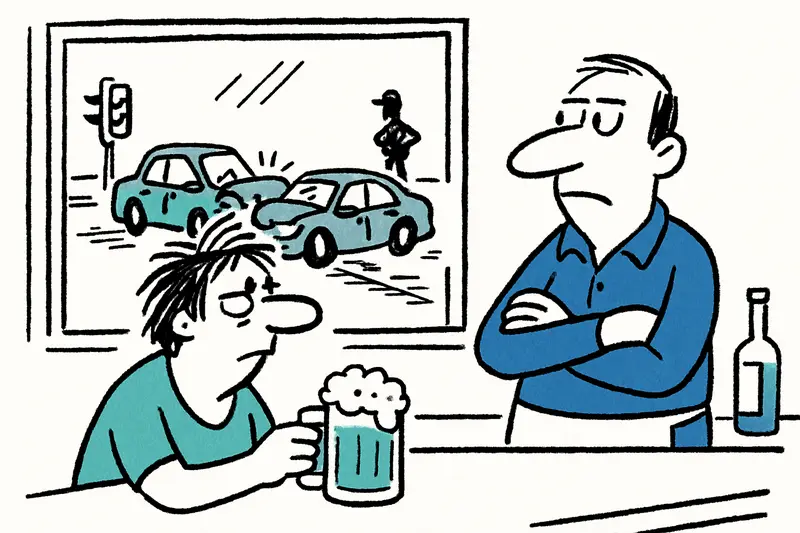Palma: Accident involving a drunk female driver — despite a license previously revoked