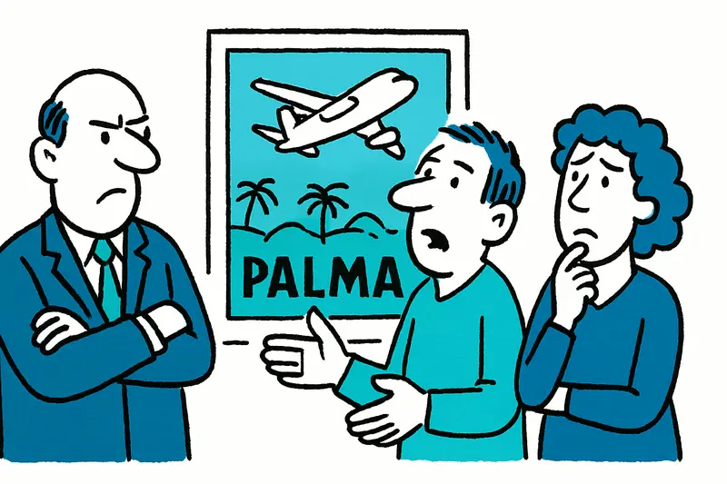 Parliament rebukes Aena chief after airport poster – Who is responsible?