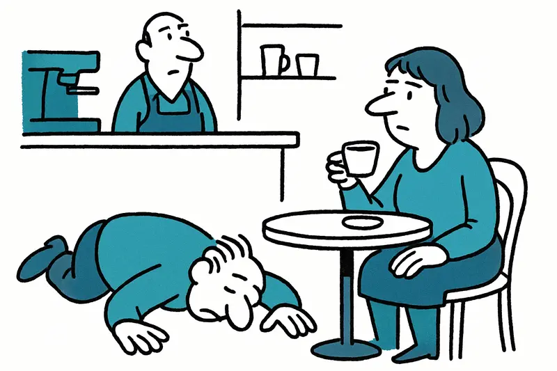 Pere Garau: After a fatal altercation a woman still orders a coffee – what does that say about our safety net?