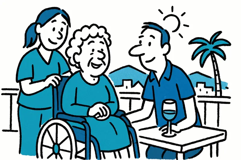 With Caregivers to Mallorca: Heidemarie's Big Wish Came True