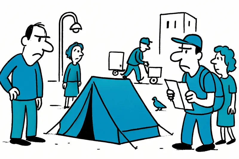 A Tent in Central Palma — A Loud Signal of a Quiet Crisis