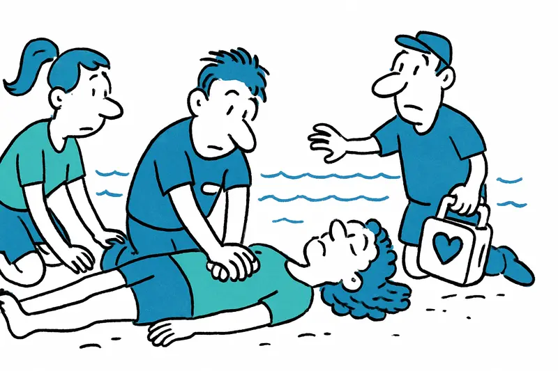 Playa de Palma: Life-saving at Balneario 11 – Lifeguards Act Quickly