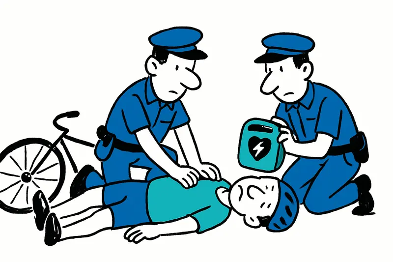 Police resuscitate cyclist on the Soller–Deia route