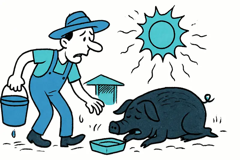 Porc Negre in the Heat Trap: How Mallorca's Black Pigs Suffer in 40-Degree Summers
