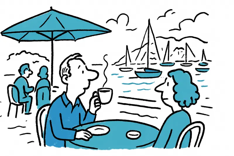 New Cappuccino in Port d'Andratx: Larger Terrace and Views of Harbor Life