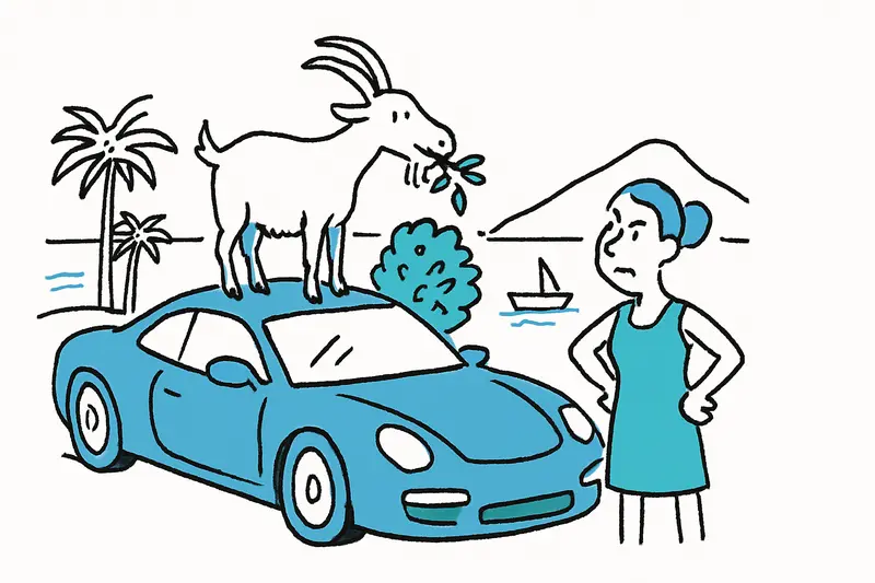 Port d'Andratx: When Goats Climb Sports Cars — and What We Should Learn From It