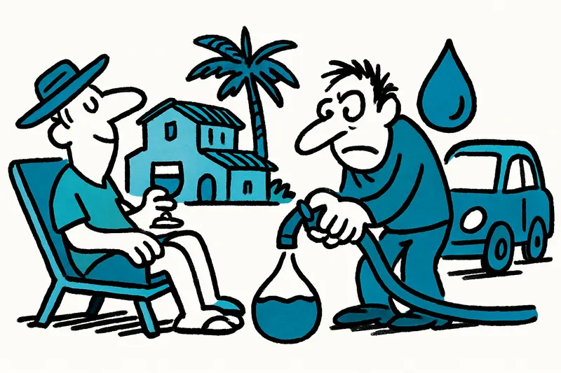 The Price of Idyllic Life: When Finca Charm Consumes Resources