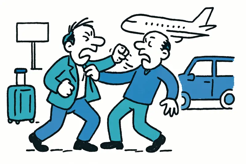 Brawl at the Airport: Who Is Responsible for the Escalation Among Transfer Drivers?