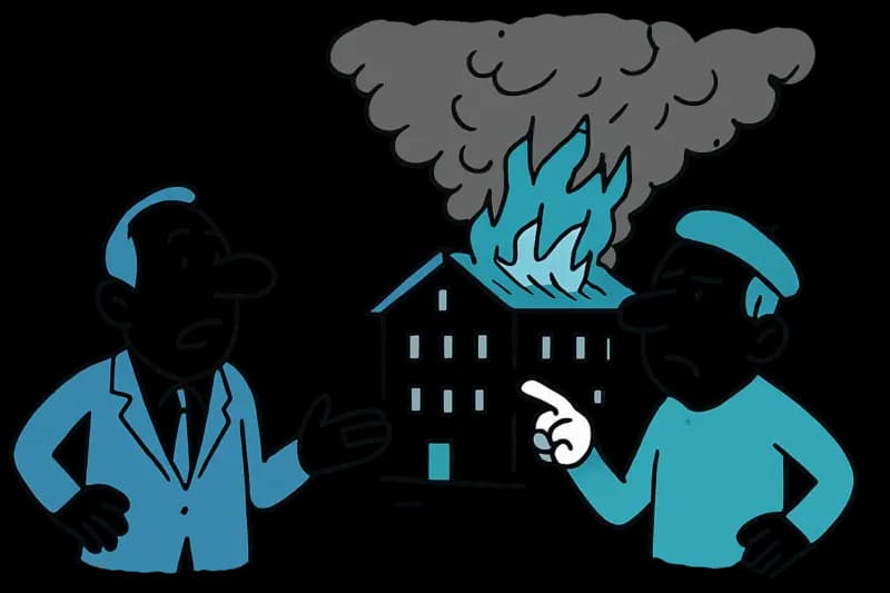Smoke over the UIB: Who is responsible for the fire on the roof?