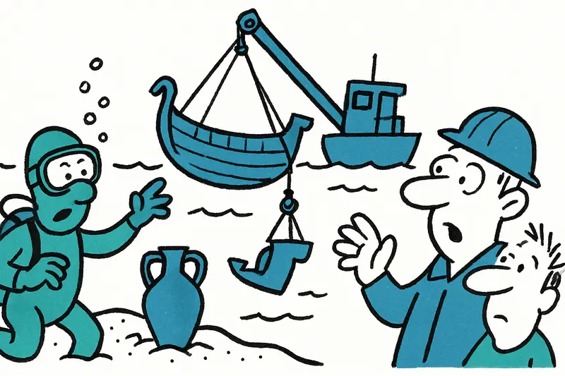 From the sand to the surface: Roman merchant ship off Can Pastilla is being salvaged