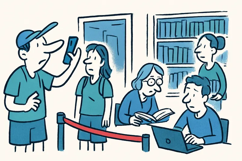 Red Rope in Palma's Library: What Helps Against Selfie Tourism — and What's Missing