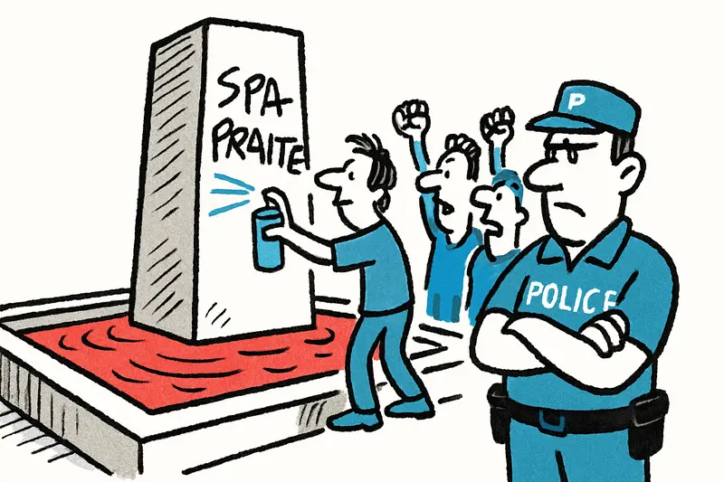 Red Water, Spray-Painted Words: Sa Feixina as a Flashpoint in Palma