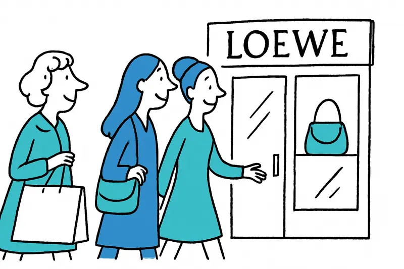 Royal shopping on the Born: Loewe returns — and Palma rejoices