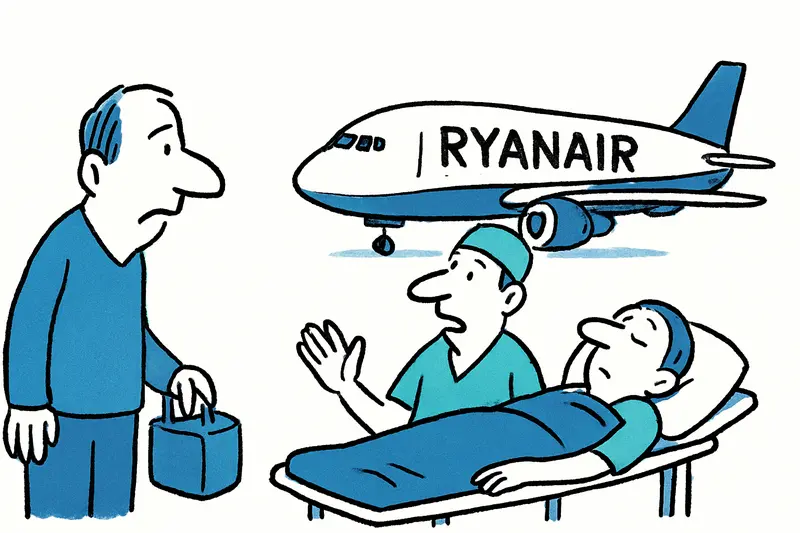 Emergency over Spain: Ryanair Dublin–Tenerife flight diverted to Santiago after medical emergency
