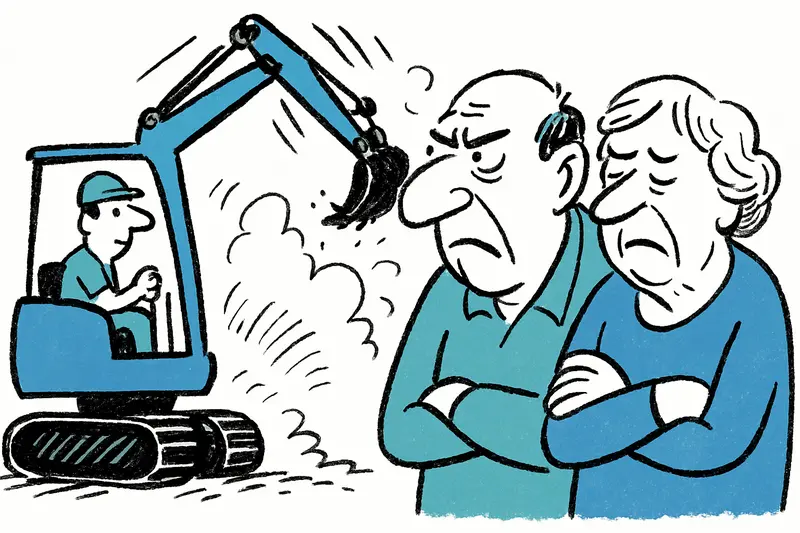 Sa Pedruscada: Why the construction vehicles don't reassure the neighborhood