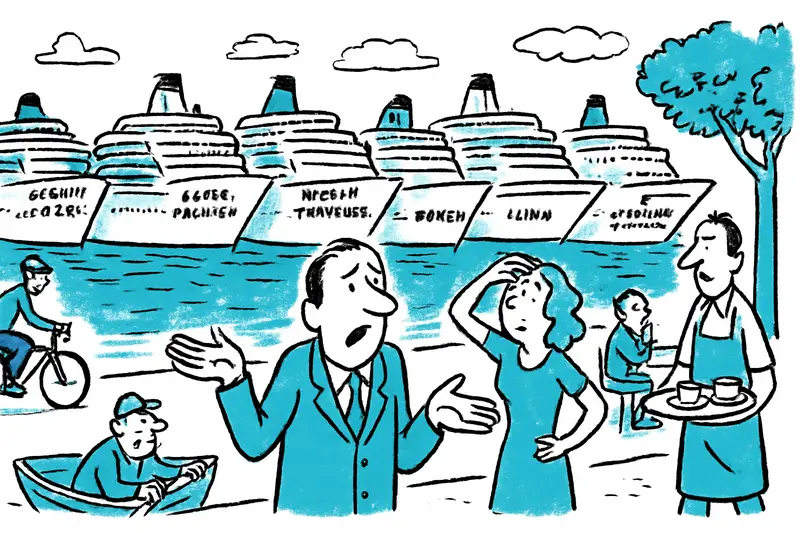 Six cruise ships in Palma — who still enforces the rules?