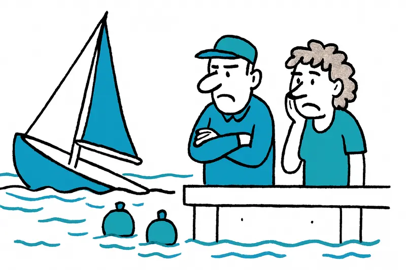 Sailboat sinks at the entrance to Port de Pollença – Who pays, who cleans up?