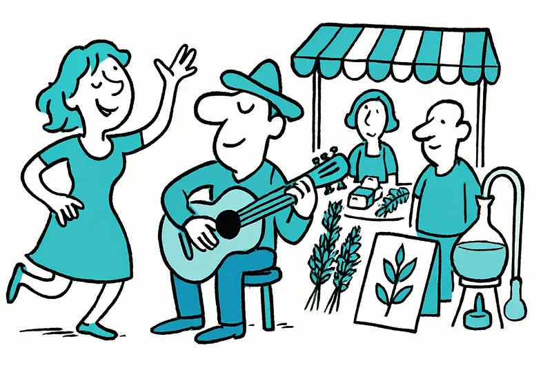 Herbal Scents and Myrtle Distillation: Selva Celebrates Its Herb Fair