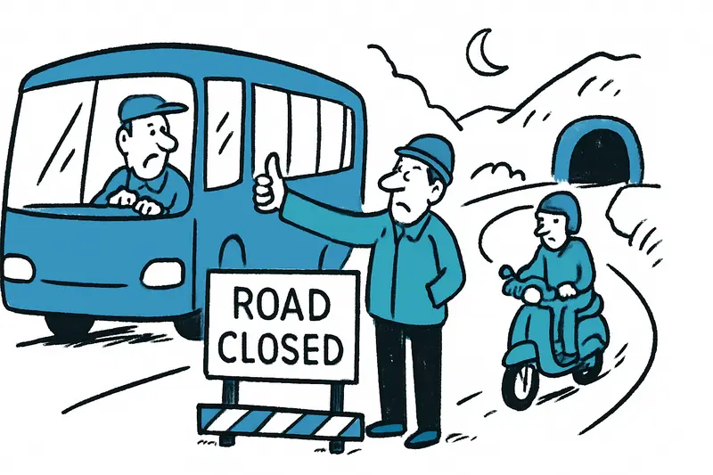 Nighttime closure in the Sóller Tunnel: Who pays for the long detour?