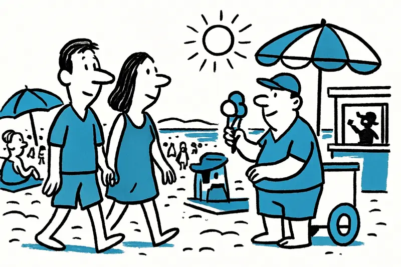 Summer Vibes in April: Crowded Beaches, Ice Cream Stands and Opening at Playa de Palma