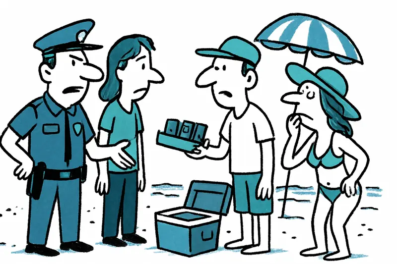Special operation in Andratx: When beaches become a stage for enforcement