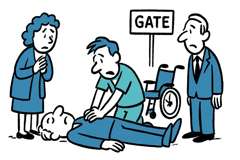Sudden end at the gate: A 70-year-old dies at Palma airport — what now?