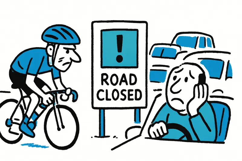 Road closures during Challenge Ciclista 2026: Who is thinking of commuters?